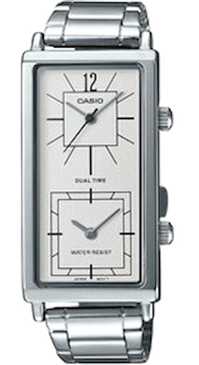 Casio LTP-E151D-7BDF 30 mm Gri Çelik Kordon Analog Kadın Kol Saati