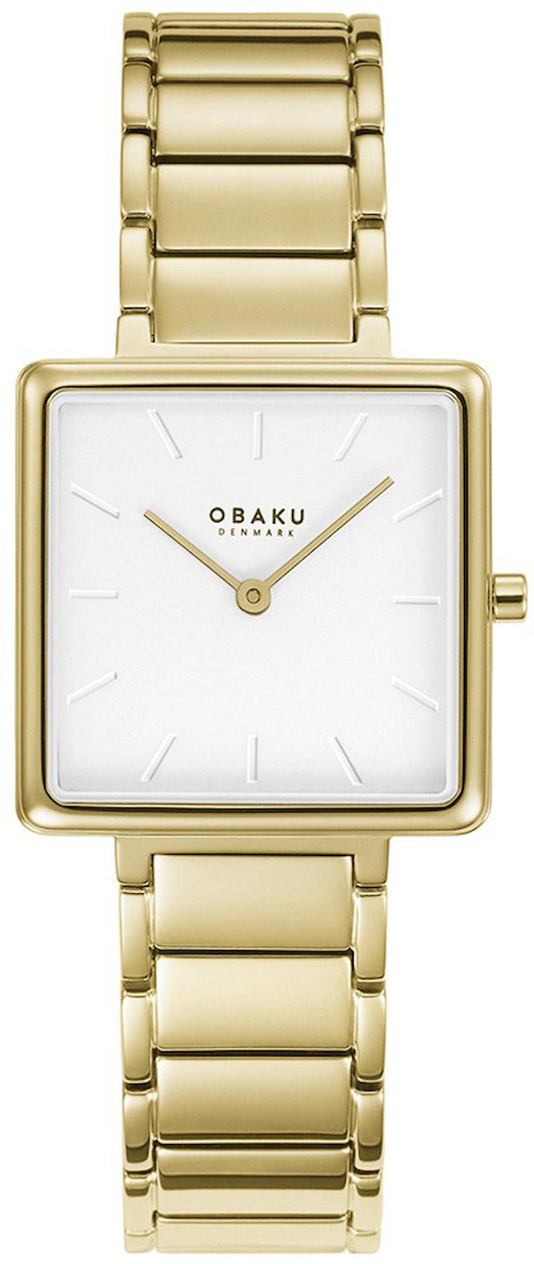 Obaku Denmark V259LXGISG 28 mm Altın Çelik Kordon Analog Kadın Kol Saati