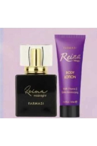 Farmasi Reina Midnight İkili Kadın Parfüm Seti EDP 45 ml + Vucüt Losyonu