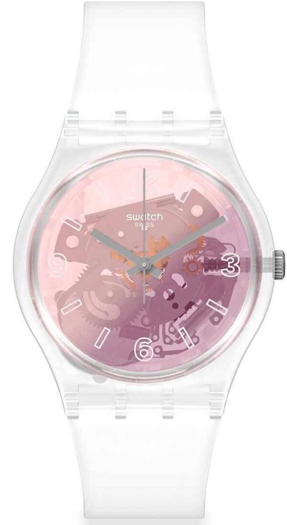 Swatch GE290 34 mm Beyaz Plastik Kordon Analog Kadın Kol Saati
