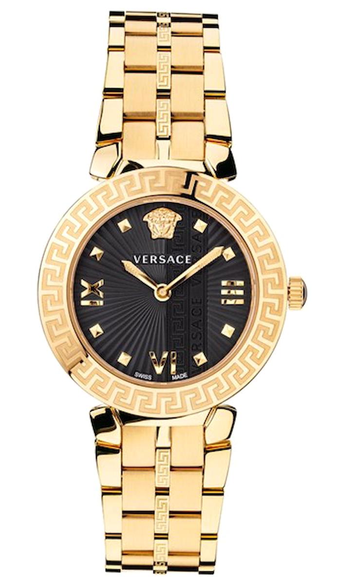 Versace VRSCVEZ600521 38 mm Altın Çelik Kordon Analog Kadın Kol Saati