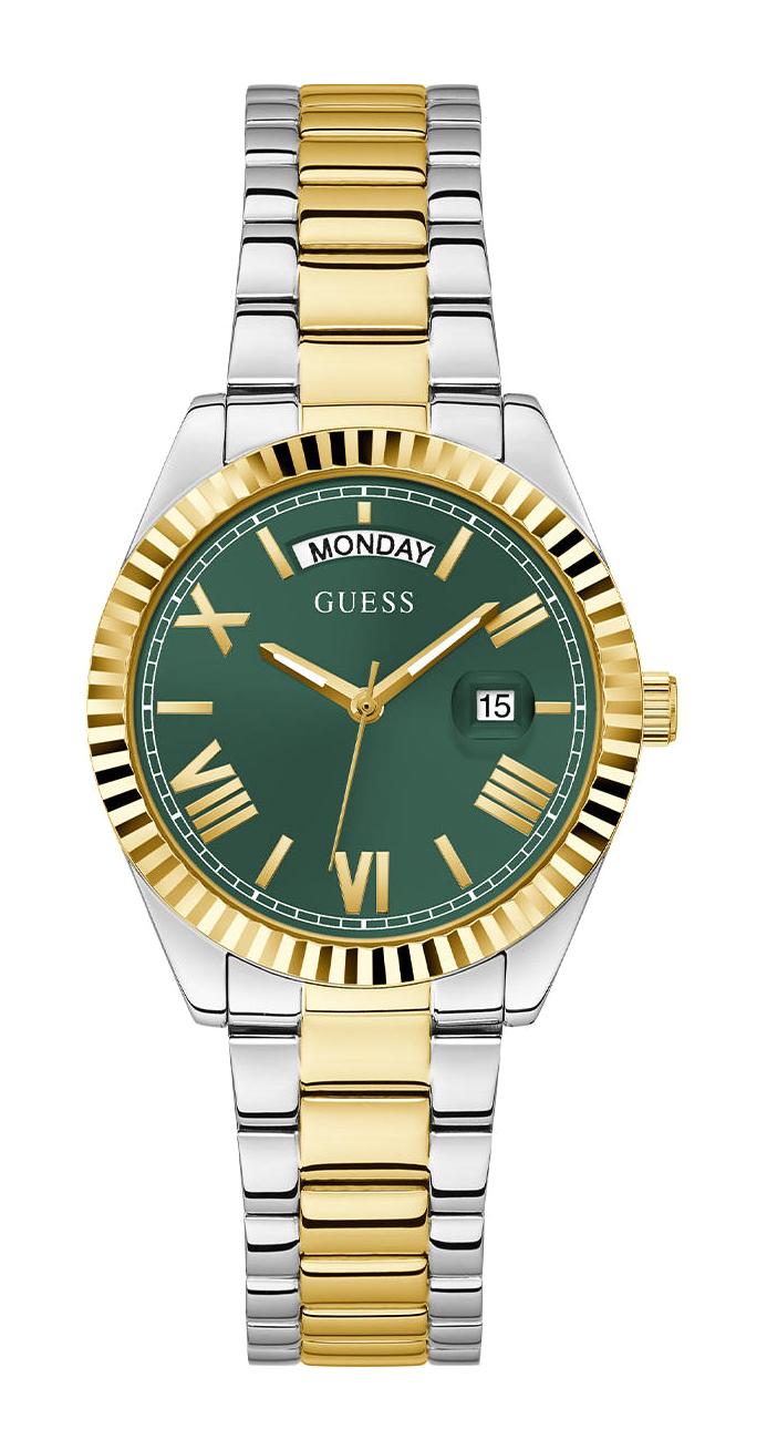 Guess GUGW0308L5 Takvimli 36 mm Altın-Gri Çelik Kordon Analog Kadın Kol Saati