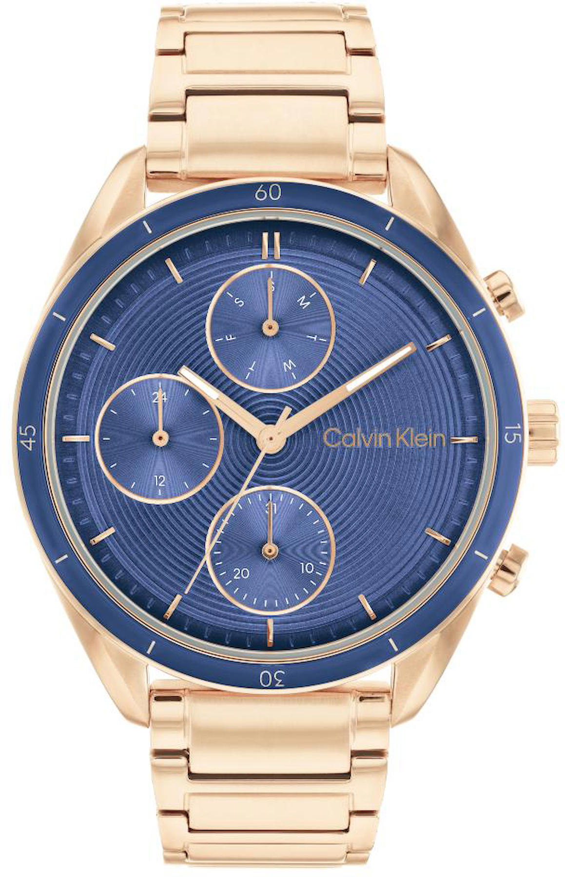 Calvin Klein CK25200172 Takvimli 37 mm Rose Gold Çelik Kordon Analog Kadın Kol Saati