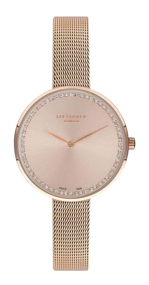 Lee Cooper LC07344.410 36 mm Rose Gold Metal Kordon Analog Kadın Kol Saati