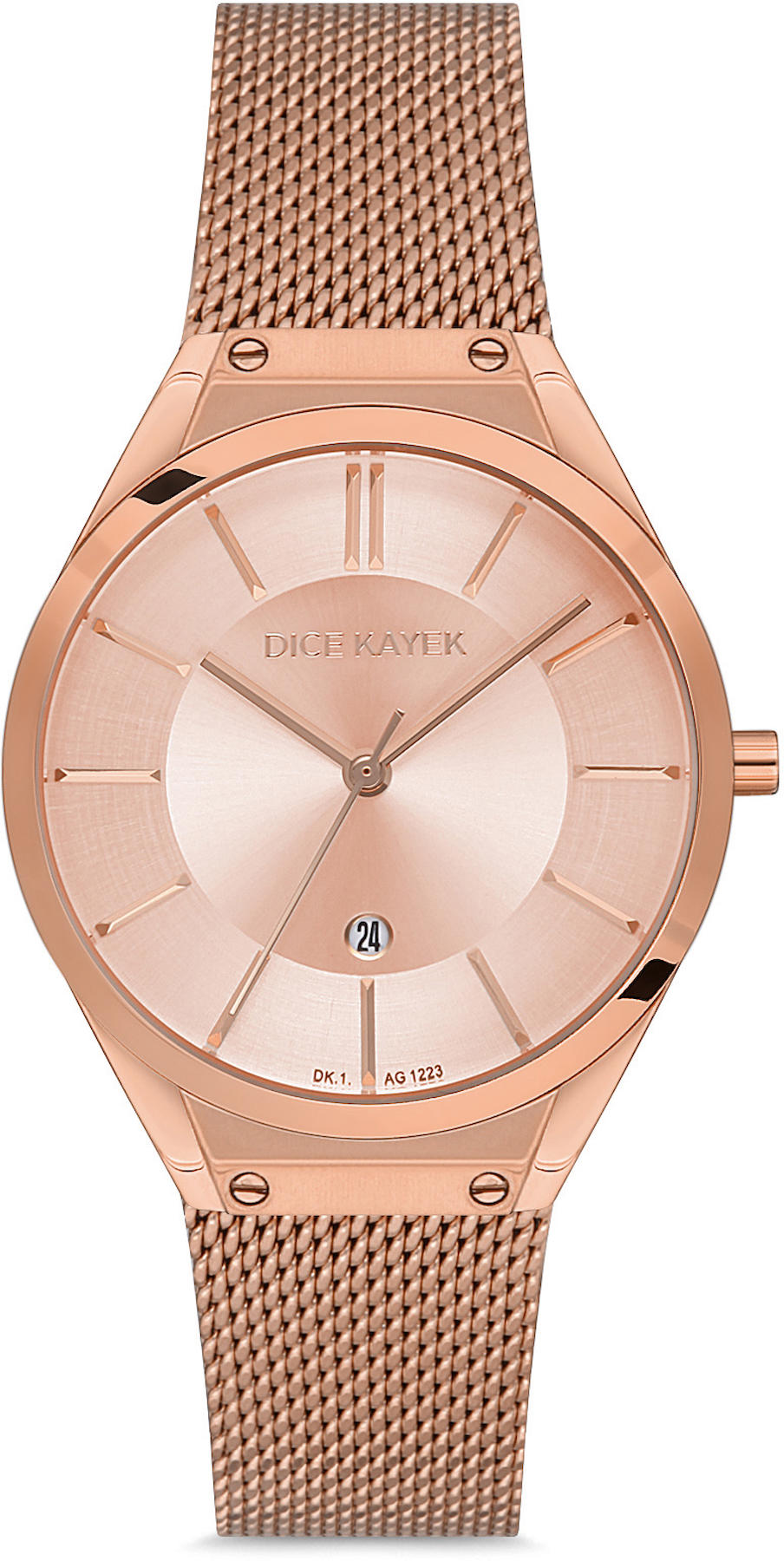 Dice Kayek DK.1.AG1223.02 32 mm Rose Gold Metal Kordon Analog Kadın Kol Saati