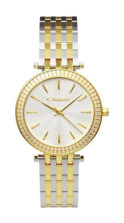Osse OSW10133 35 mm Altın-Gri Çelik Kordon Analog Kadın Kol Saati