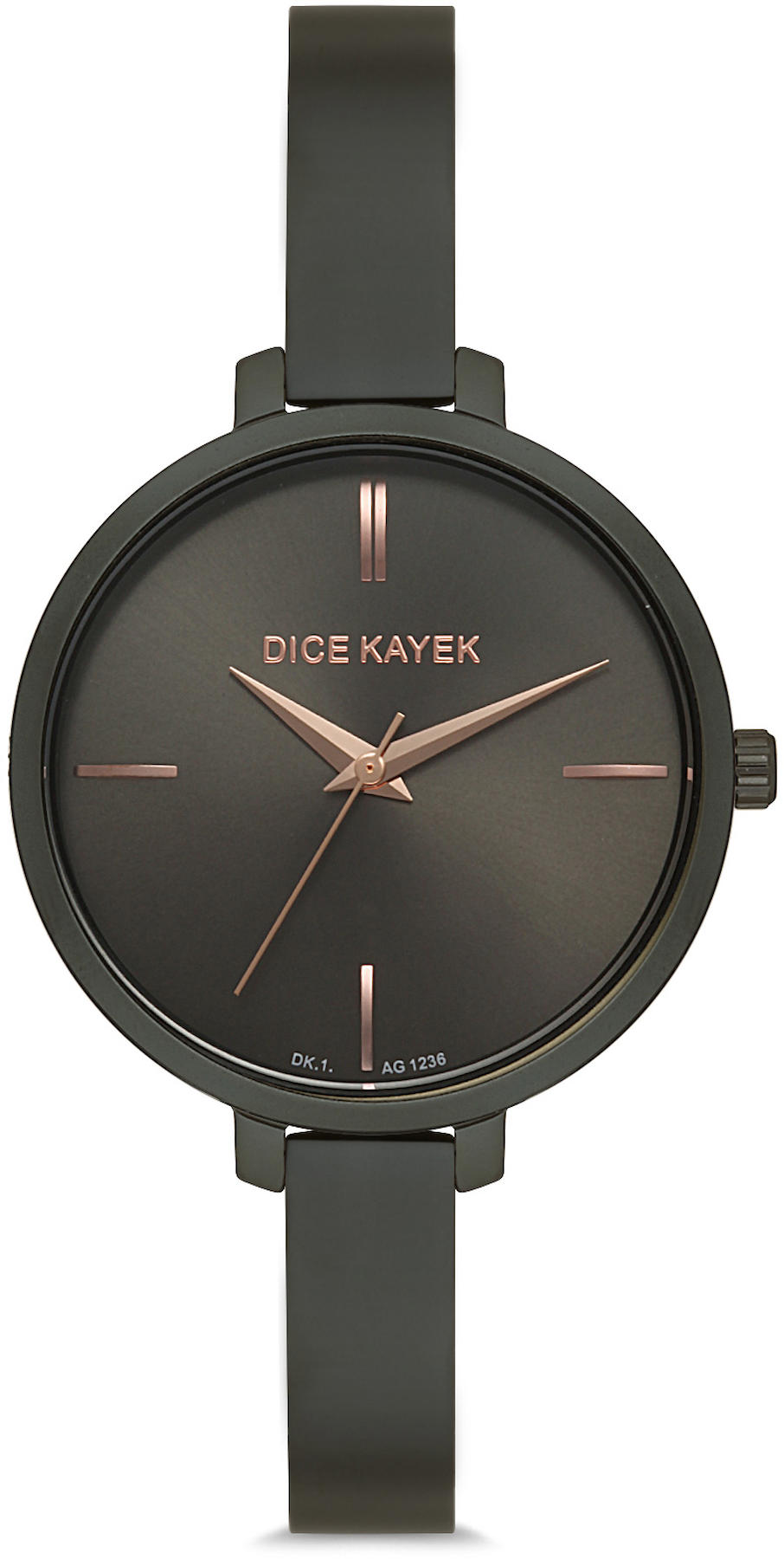 Dice Kayek DK.1.AG1236.10 35 mm Siyah Metal Kordon Analog Kadın Kol Saati