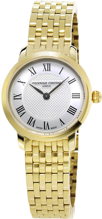 Frederique Constant FC200MCS5B 33 mm Altın Çelik Kordon Analog Kadın Kol Saati