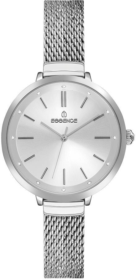 Essence ES6700FE.330 32 mm Gri Çelik-Hasır Kordon Analog Kadın Kol Saati