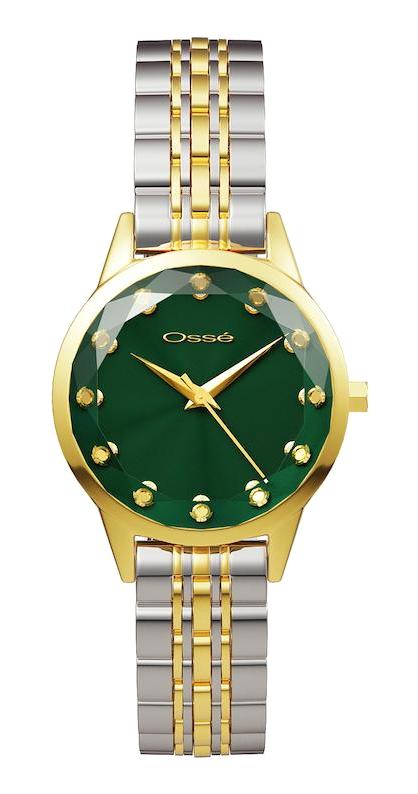Osse OSW10130 30 mm Altın-Gri Çelik Kordon Analog Kadın Kol Saati