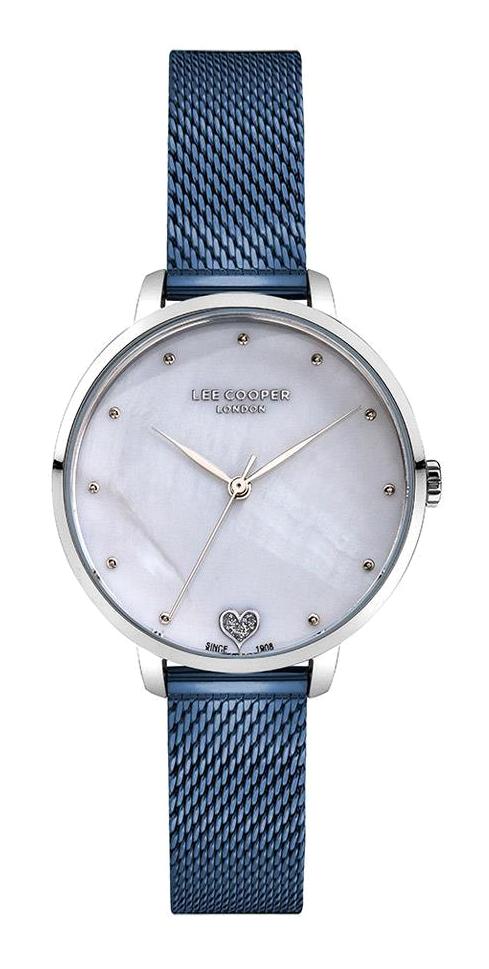 Lee Cooper LC07039.330 40 mm Mavi Metal Kordon Analog Kadın Kol Saati