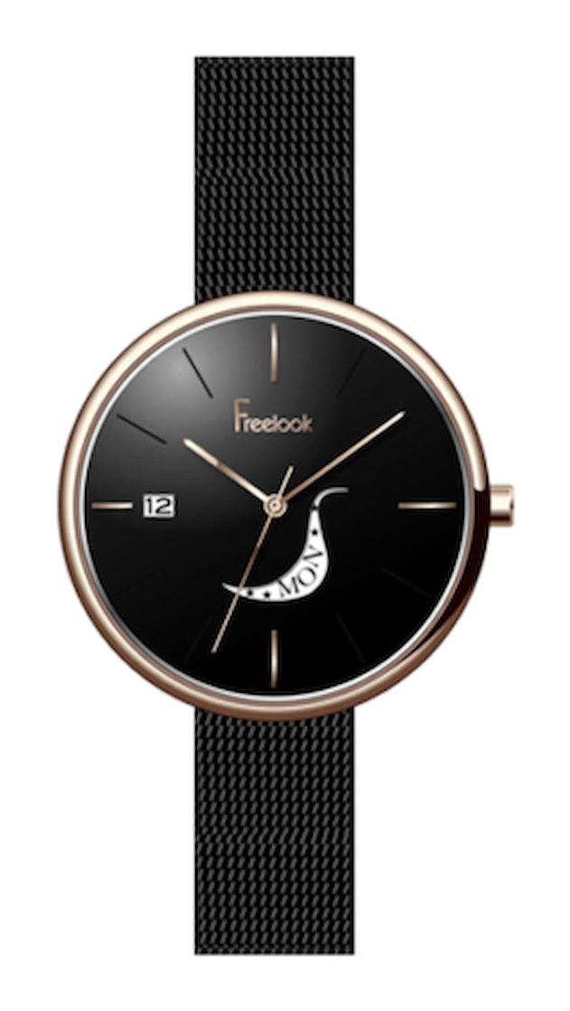 Freelook F.7.1015.04 40 mm Siyah Metal Kordon Analog Kadın Kol Saati