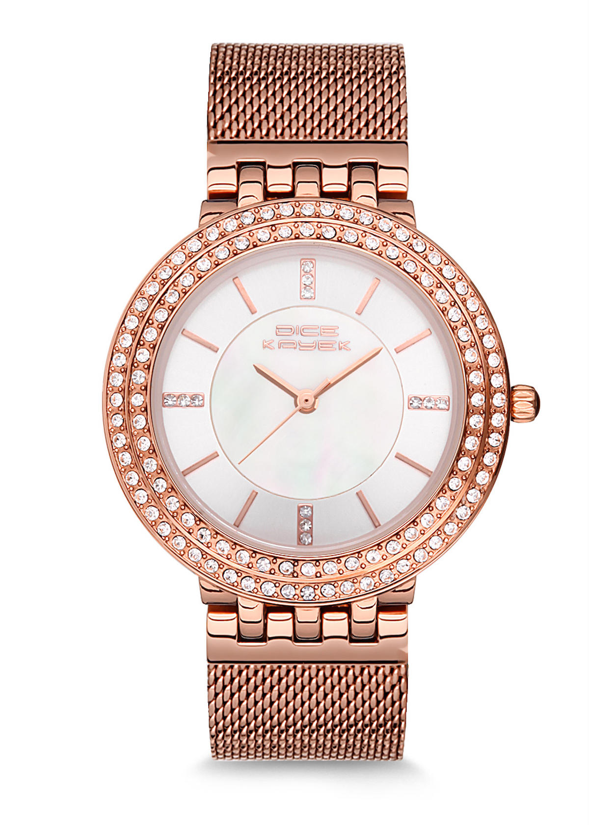 Dice Kayek DK.1.AG1137.RA2 32 mm Rose Gold Metal Kordon Analog Kadın Kol Saati