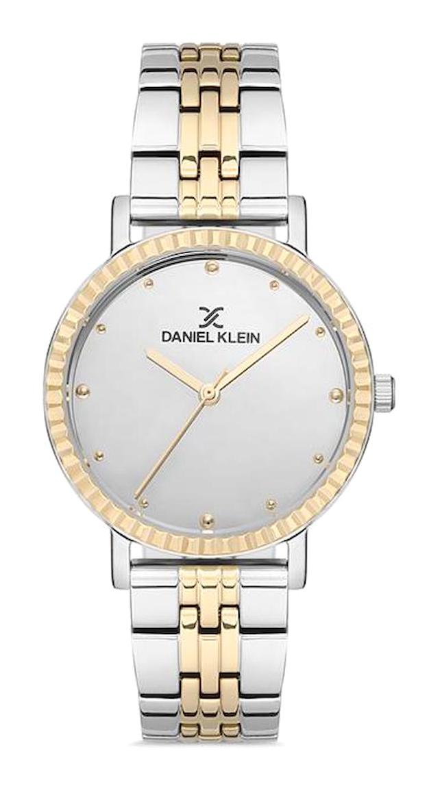 Daniel Klein DK013419B-05 40 mm Altın - Beyaz Metal Kordon Analog Kadın Kol Saati