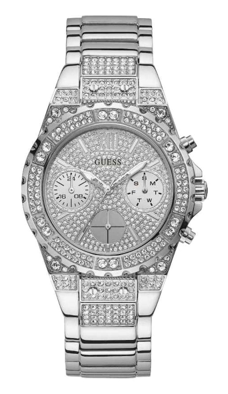 Guess GUGW0037L1 Takvimli 38 mm Gri Çelik Kordon Analog Kadın Kol Saati