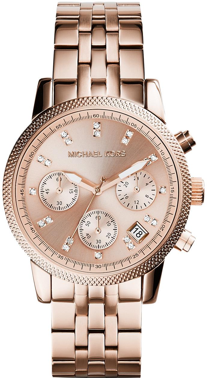 Michael Kors MK6077 Takvimli 37 mm Rose Gold Çelik Kordon Analog Kadın Kol Saati