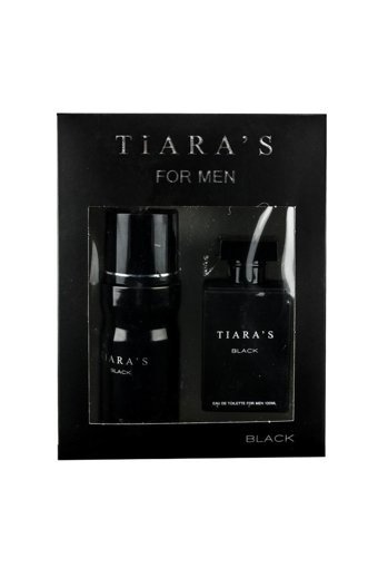 Tiaras Black İkili Erkek Parfüm Deodorant Seti EDT