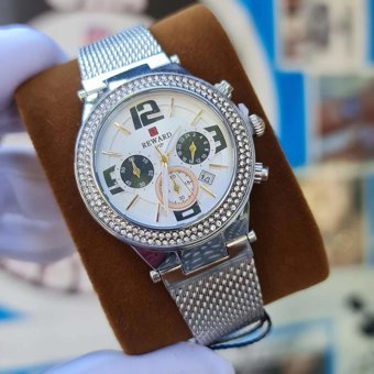 Reward Takvimli 37 mm Gri Çelik Kordon Analog Kadın Kol Saati