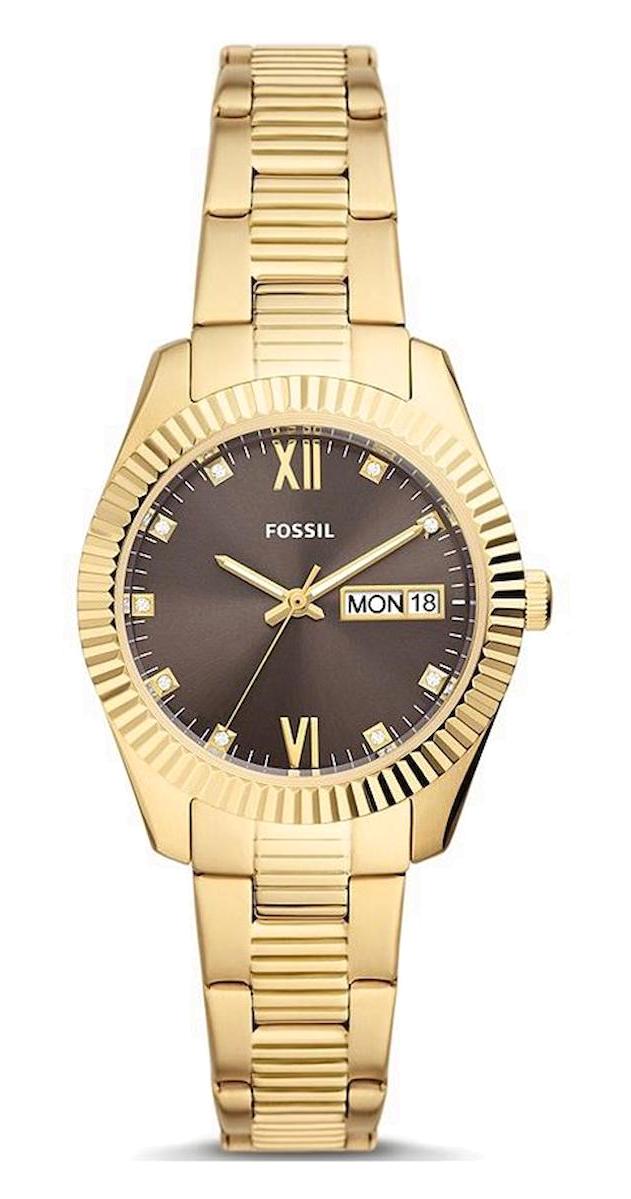 Fossil FES5206 32 mm Altın Çelik Kordon Analog Kadın Kol Saati