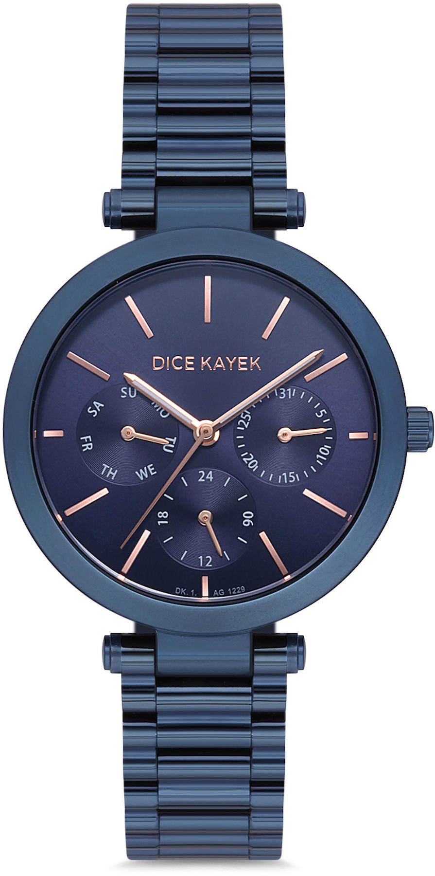 Dice Kayek DK.1.AG1229.10 28 mm Lacivert Metal Kordon Analog Kadın Kol Saati