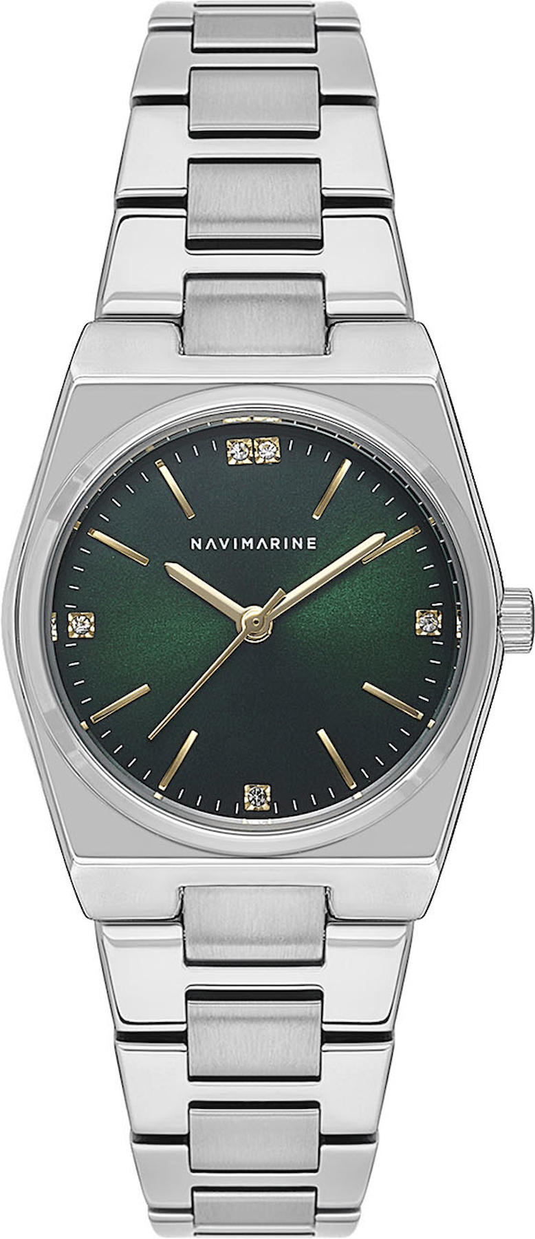 Navimarine NM170-03 30 mm Gri Çelik Kordon Analog Kadın Kol Saati