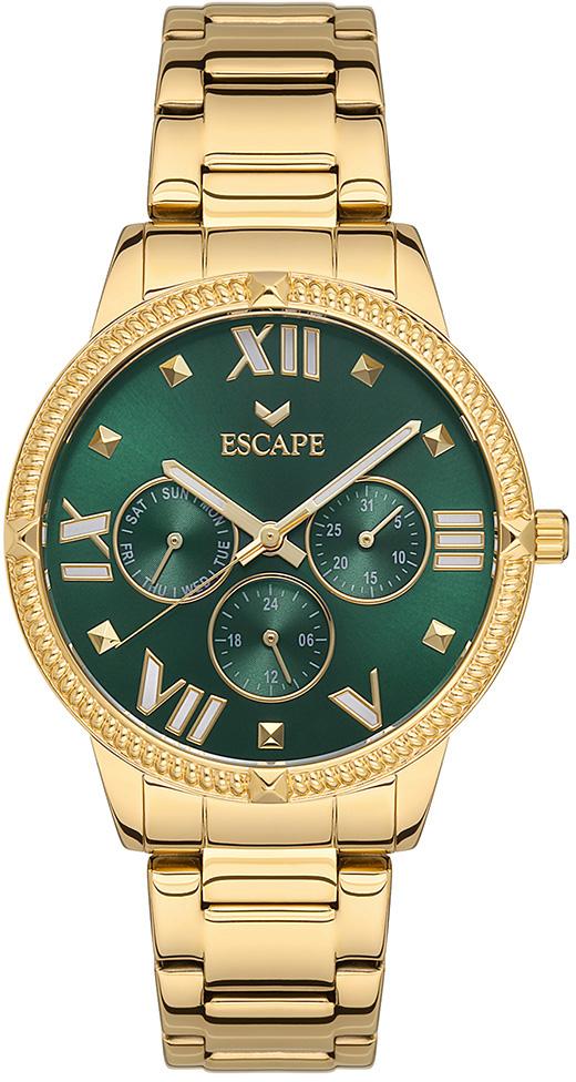 Escape ESCP202804 Takvimli 38 mm Altın Çelik Kordon Analog Kadın Kol Saati