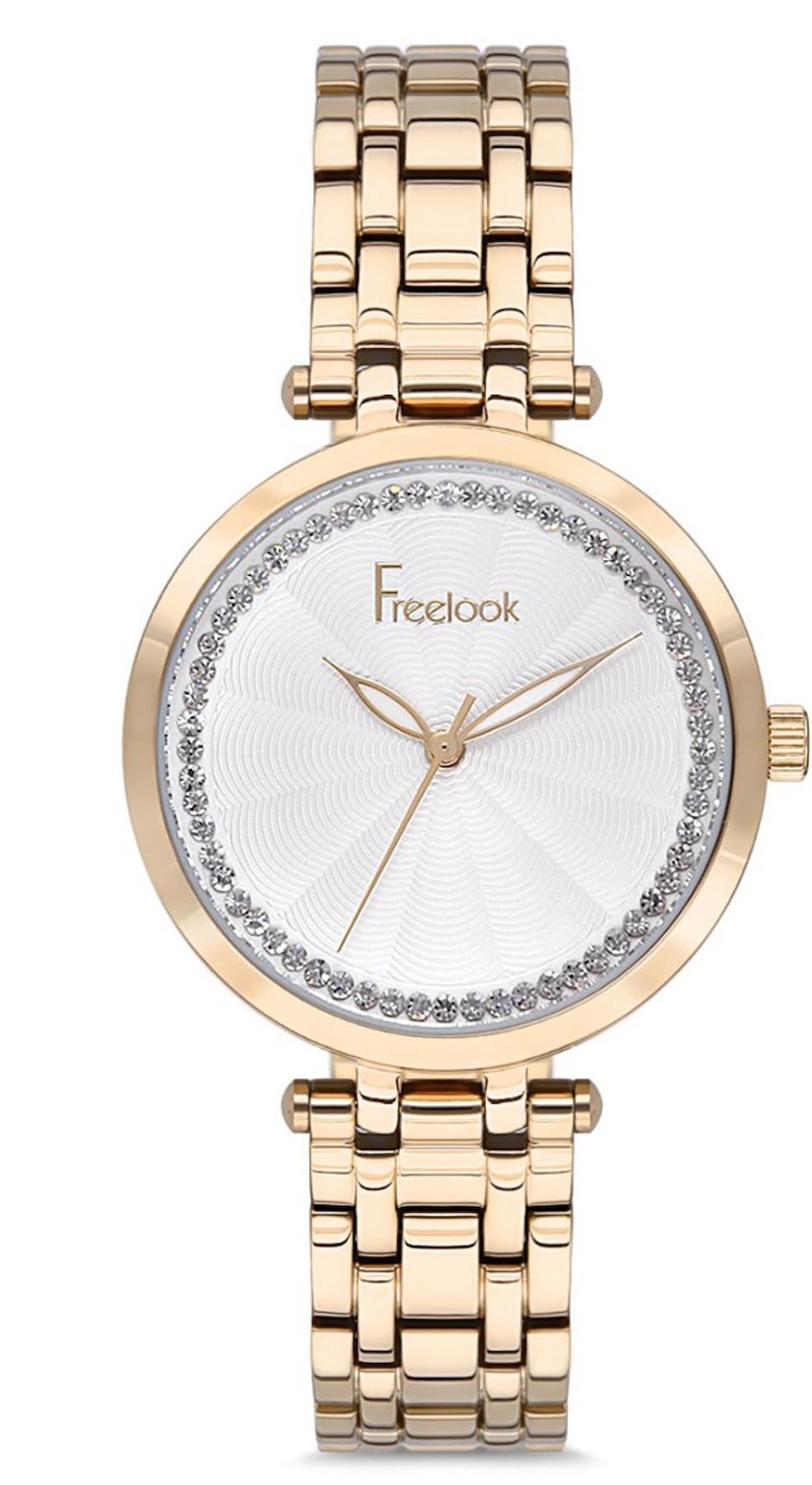 Freelook FL.2.10003.3 35 mm Altın Metal Kordon Analog Kadın Kol Saati