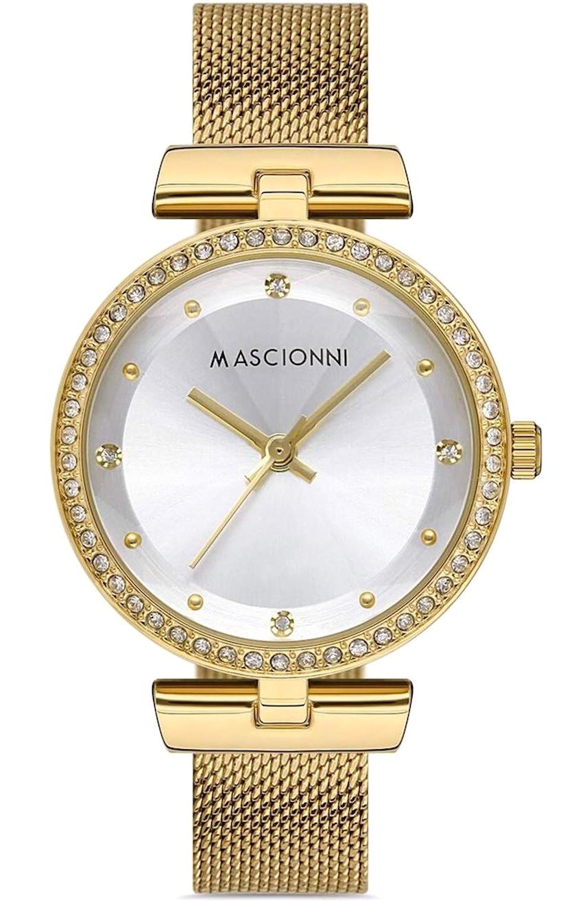 Mascionni M.1.1997M.03 38 mm Altın Çelik Kordon Analog Kadın Kol Saati
