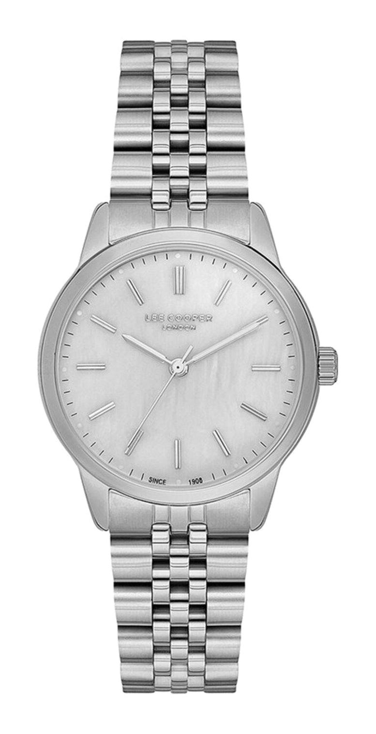 Lee Cooper LC07144.320 40 mm Gri Çelik Kordon Analog Kadın Kol Saati
