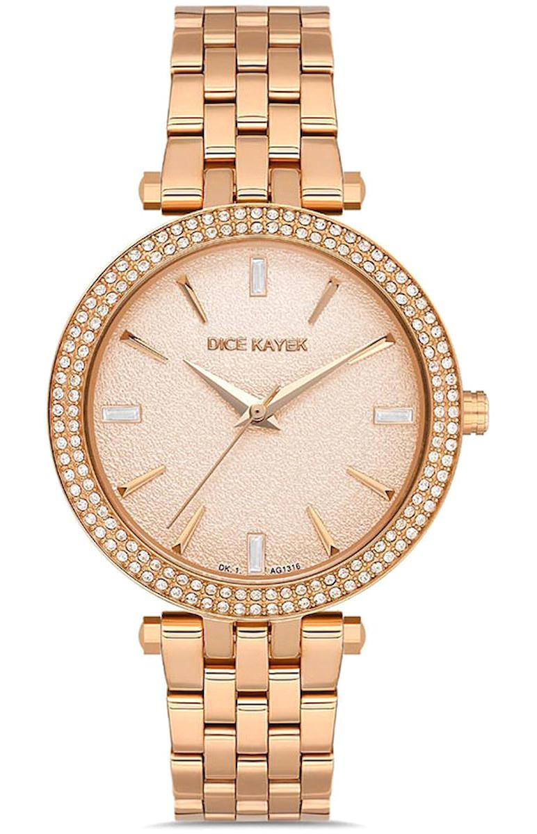 Dice Kayek DK.1.AG1316.08 36 mm Rose Gold Çelik Kordon Analog Kadın Kol Saati