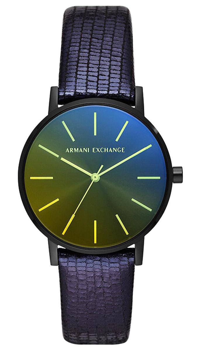 Armani Exchange AX5576 36 mm Mor Deri Kordon Analog Kadın Kol Saati