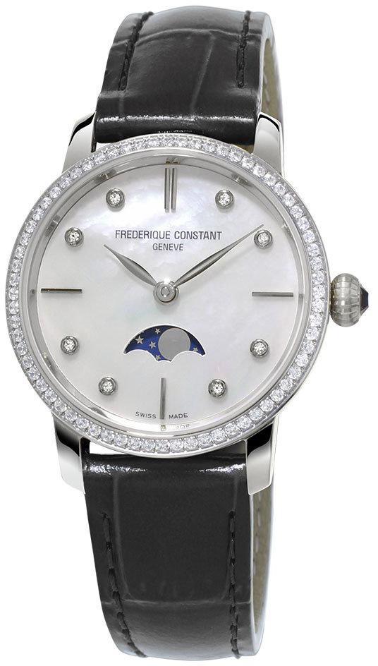 Frederique Constant FC206MPWD1SD6 36 mm Siyah Deri Kordon Analog Kadın Kol Saati