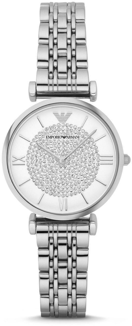 Emporio Armani AR1925 32 mm Gri Çelik Kordon Analog Kadın Kol Saati