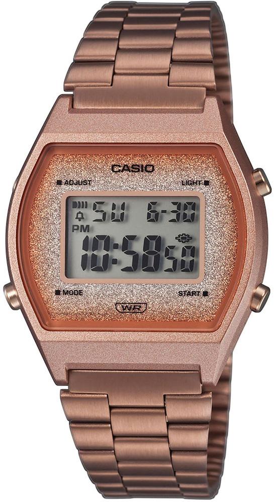 Casio B640WCG-5DF Takvimli 35 mm Rose Gold Metal Kordon Dijital Kadın Kol Saati