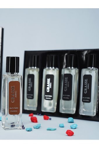 GRASSE PARFUM'S Phantom 4 Parça Mini Erkek-Kadın Parfüm Seti EDP