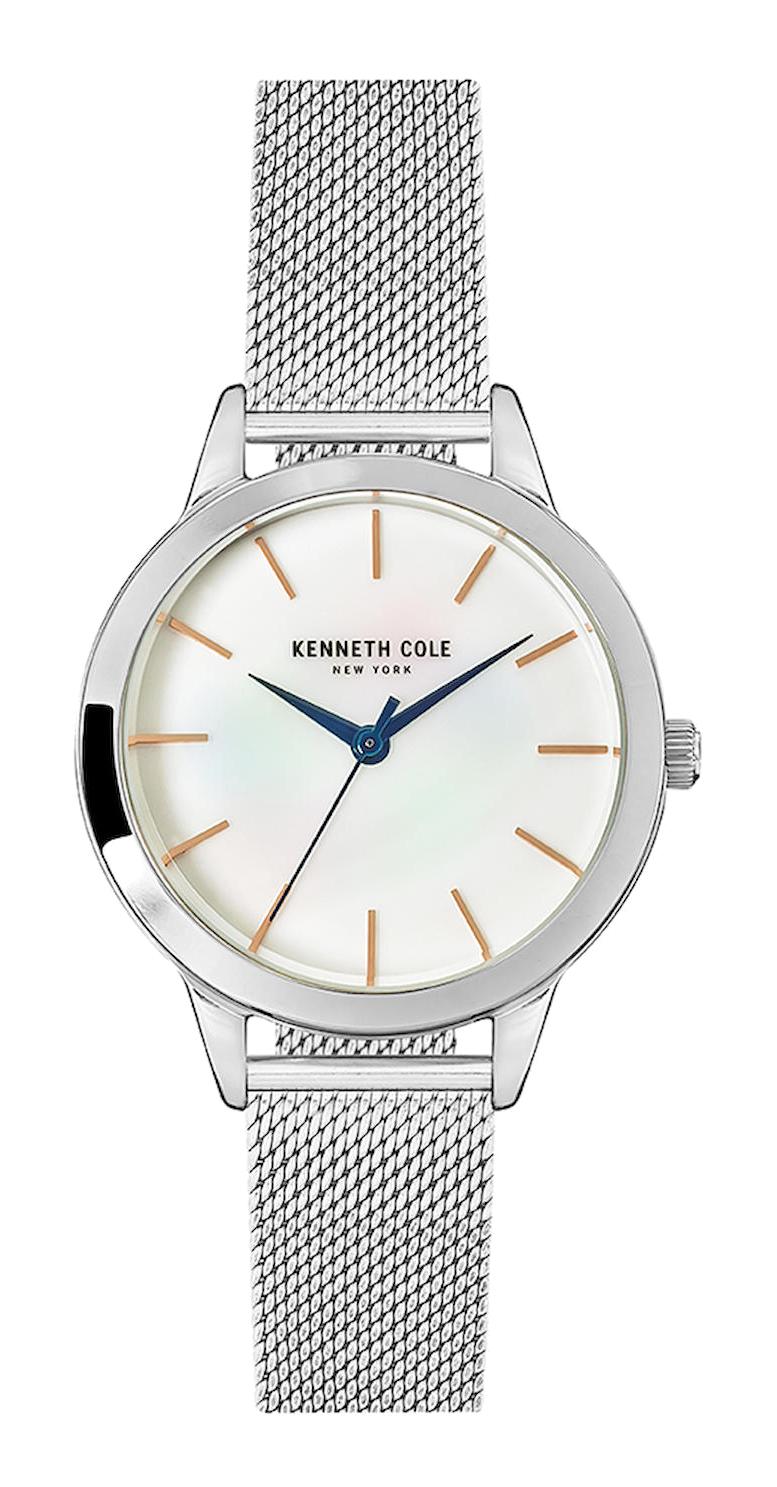 Kenneth Cole KC15055003 35 mm Gri Metal Kordon Analog Kadın Kol Saati