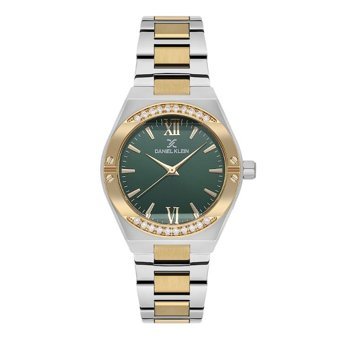 Daniel Klein DK.1.13783-7 32 mm Altın-Gri Metal Kordon Analog Kadın Kol Saati