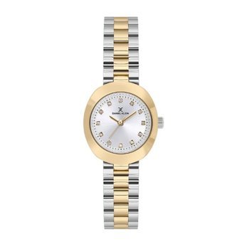 Daniel Klein DK.1.13788-4 25 mm Altın-Gri Çelik Kordon Analog Kadın Kol Saati
