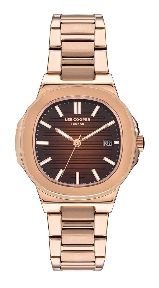 Lee Cooper LC07369.460 Takvimli 40 mm Rose Gold Çelik Kordon Analog Kadın Kol Saati