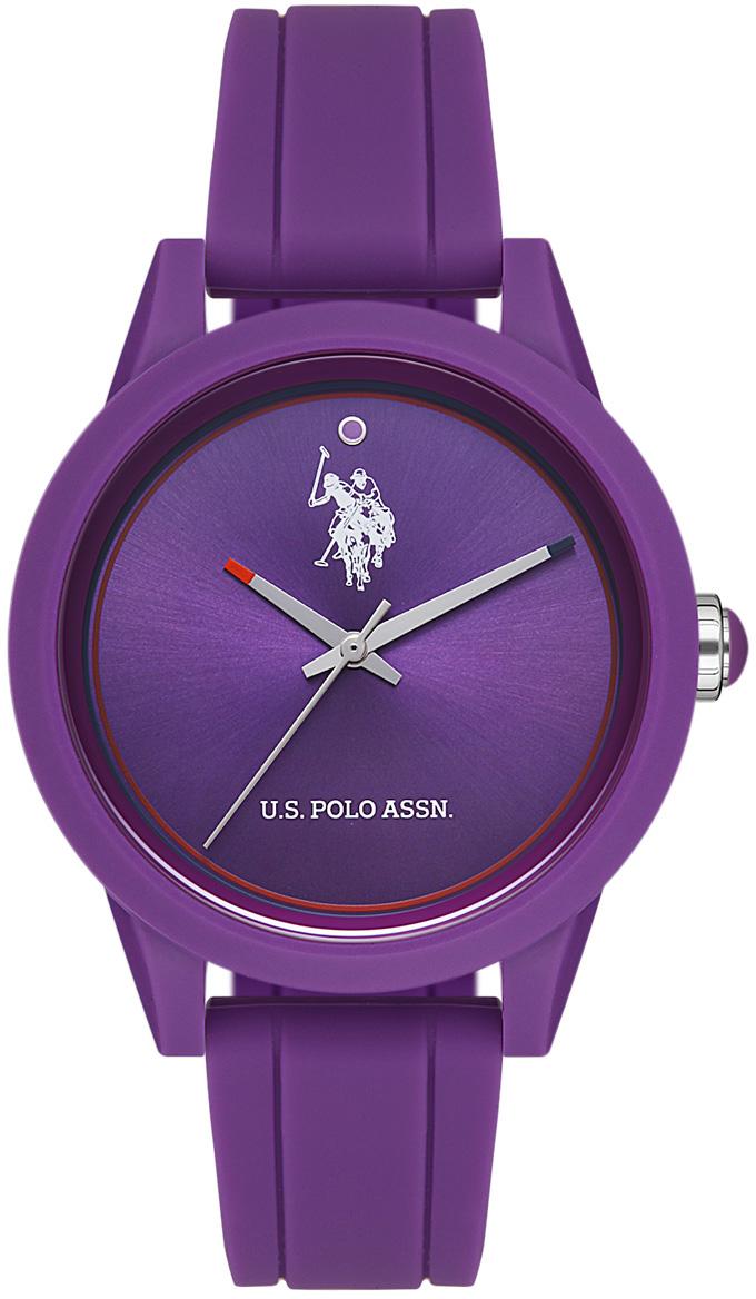 U.S. Polo Assn USPA2007-07 37 mm Mor Silikon Kordon Analog Kadın Kol Saati