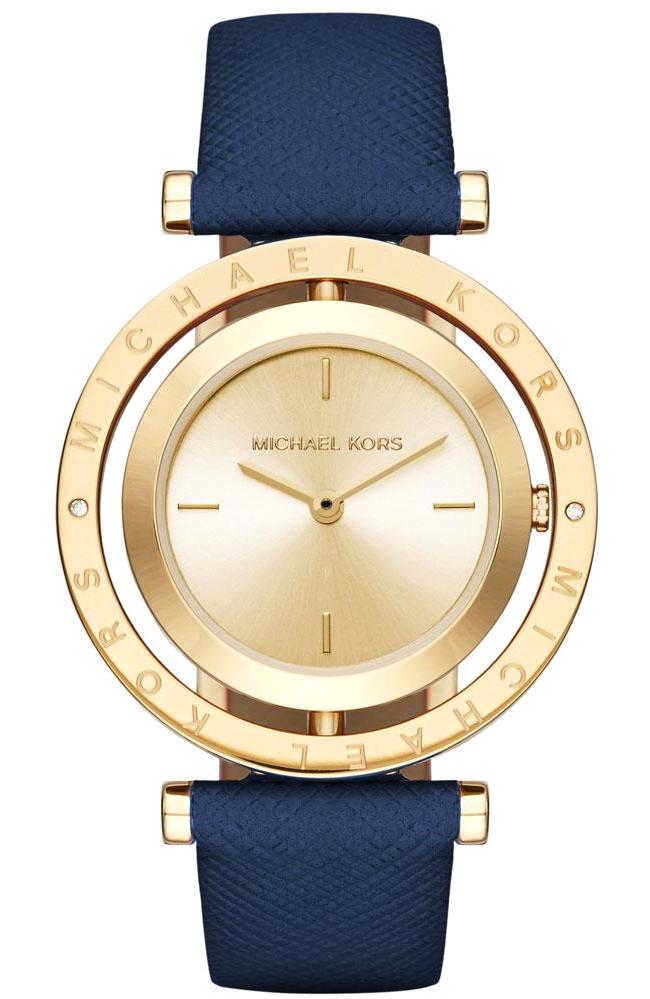 Michael Kors MK2526 38 mm Lacivert Deri Kordon Analog Kadın Kol Saati