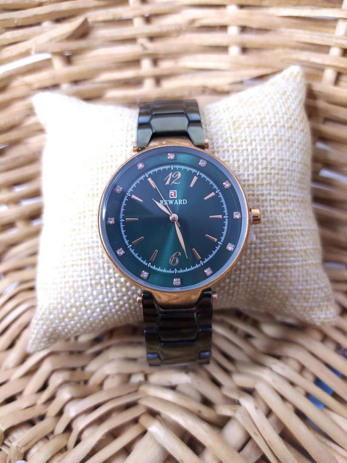 Reward RD63035L 32 mm Yeşil Çelik Kordon Analog Kadın Kol Saati