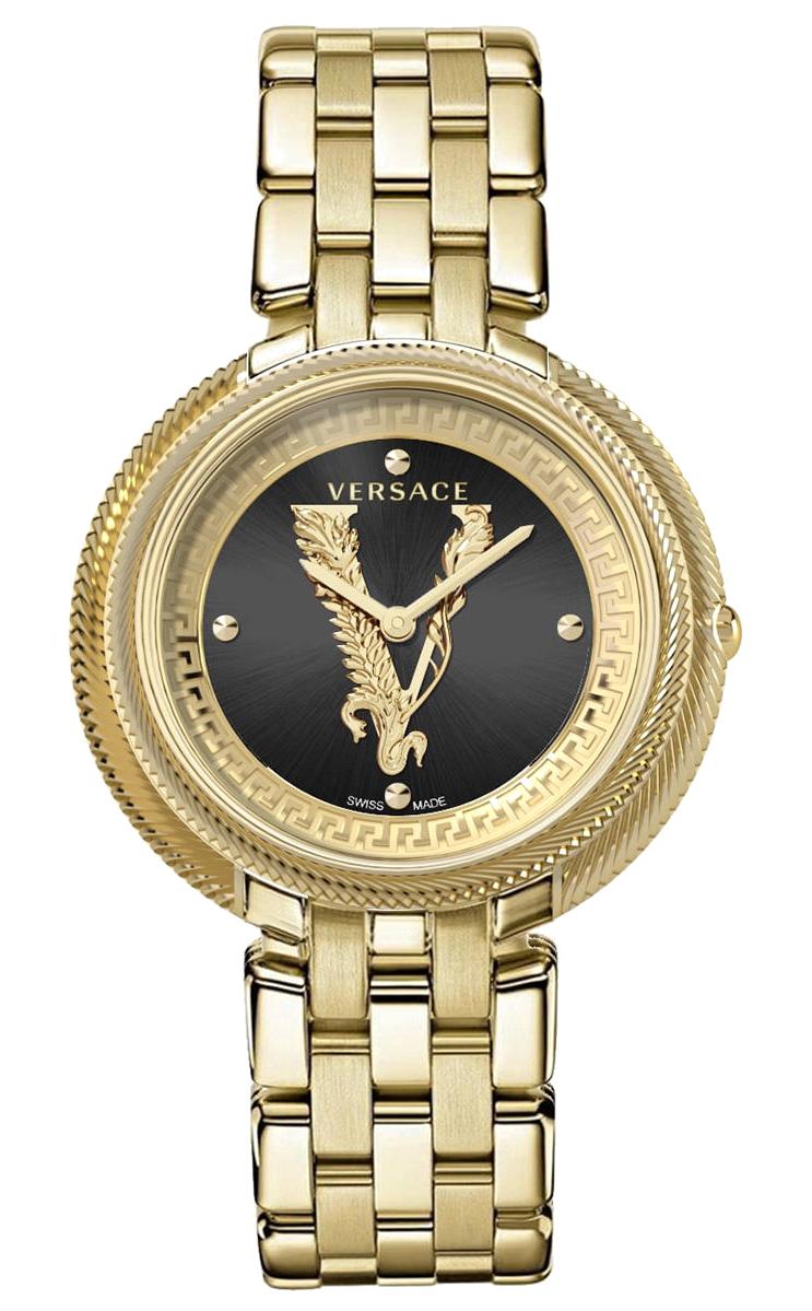 Versace VRSCVE2CA0723 38 mm Altın Çelik Kordon Analog Kadın Kol Saati