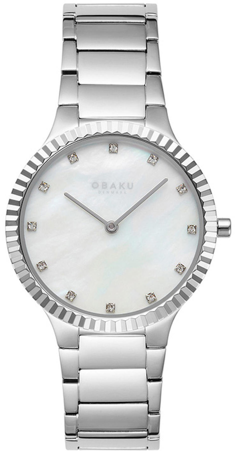 Obaku Denmark V292LXCWSC 31 mm Gri Çelik Kordon Analog Kadın Kol Saati