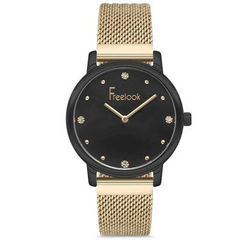 Freelook FL.1.10093.1 36 mm Altın Hasır Kordon Analog Kadın Kol Saati