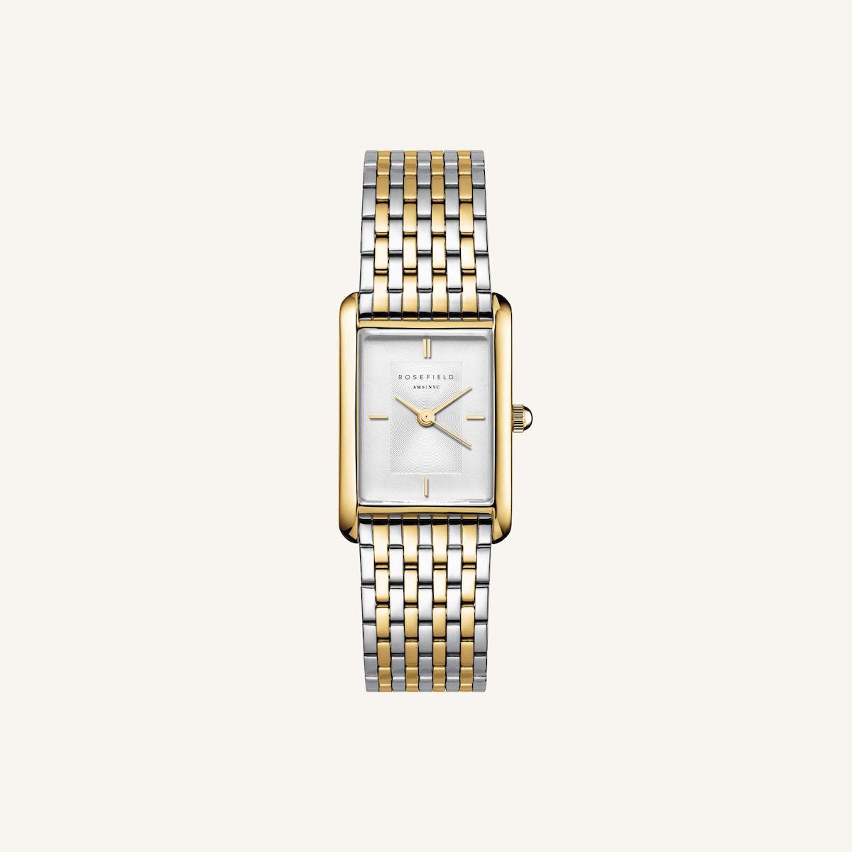 Rosefield HWDSG.H03 30 mm Altın-Gri Çelik Kordon Analog Kadın Kol Saati