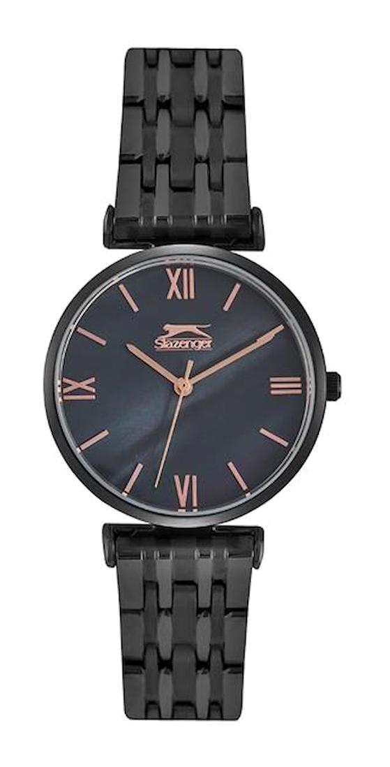 Slazenger SL.09.1630.3.04 36 mm Siyah Çelik Kordon Analog Kadın Kol Saati