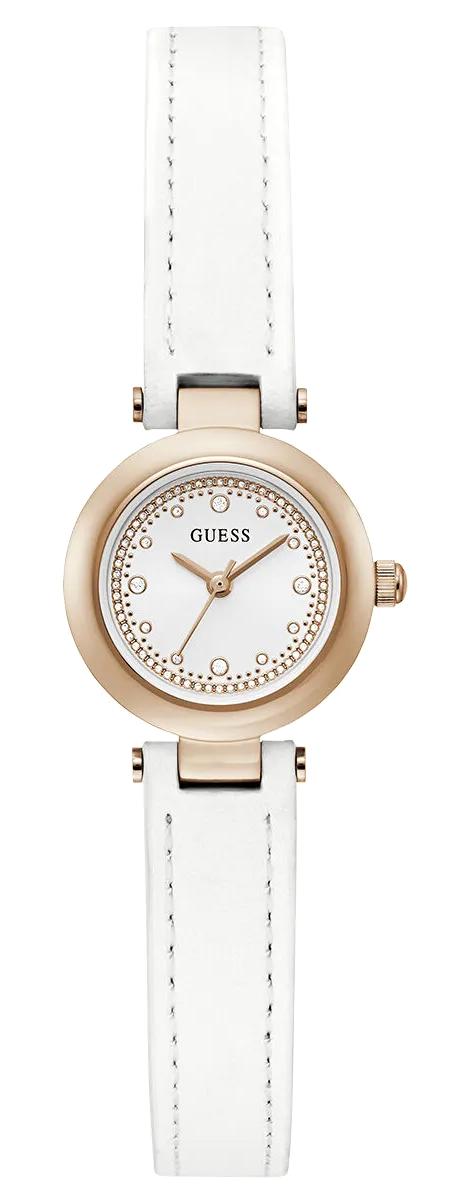 Guess GUU1404L2M 38 mm Beyaz Deri Kordon Analog Kadın Kol Saati