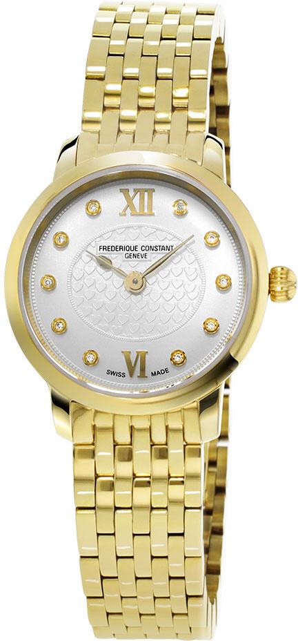 Frederique Constant FC200WHDS5B 34 mm Altın Çelik Kordon Analog Kadın Kol Saati