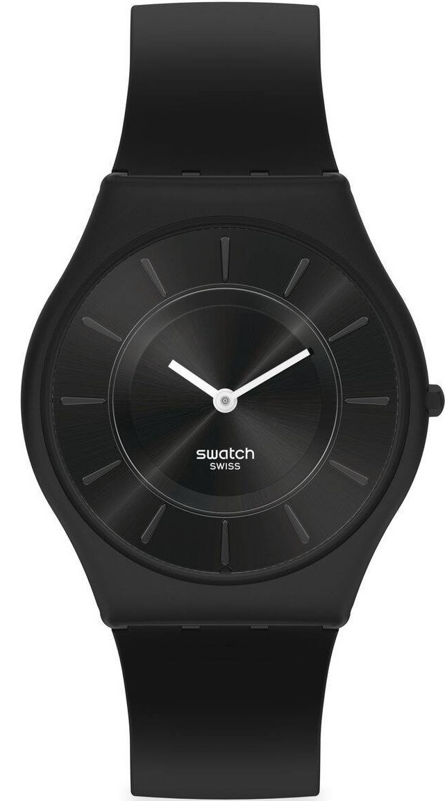 Swatch SS08B100 34 mm Siyah Plastik Kordon Analog Kadın Kol Saati